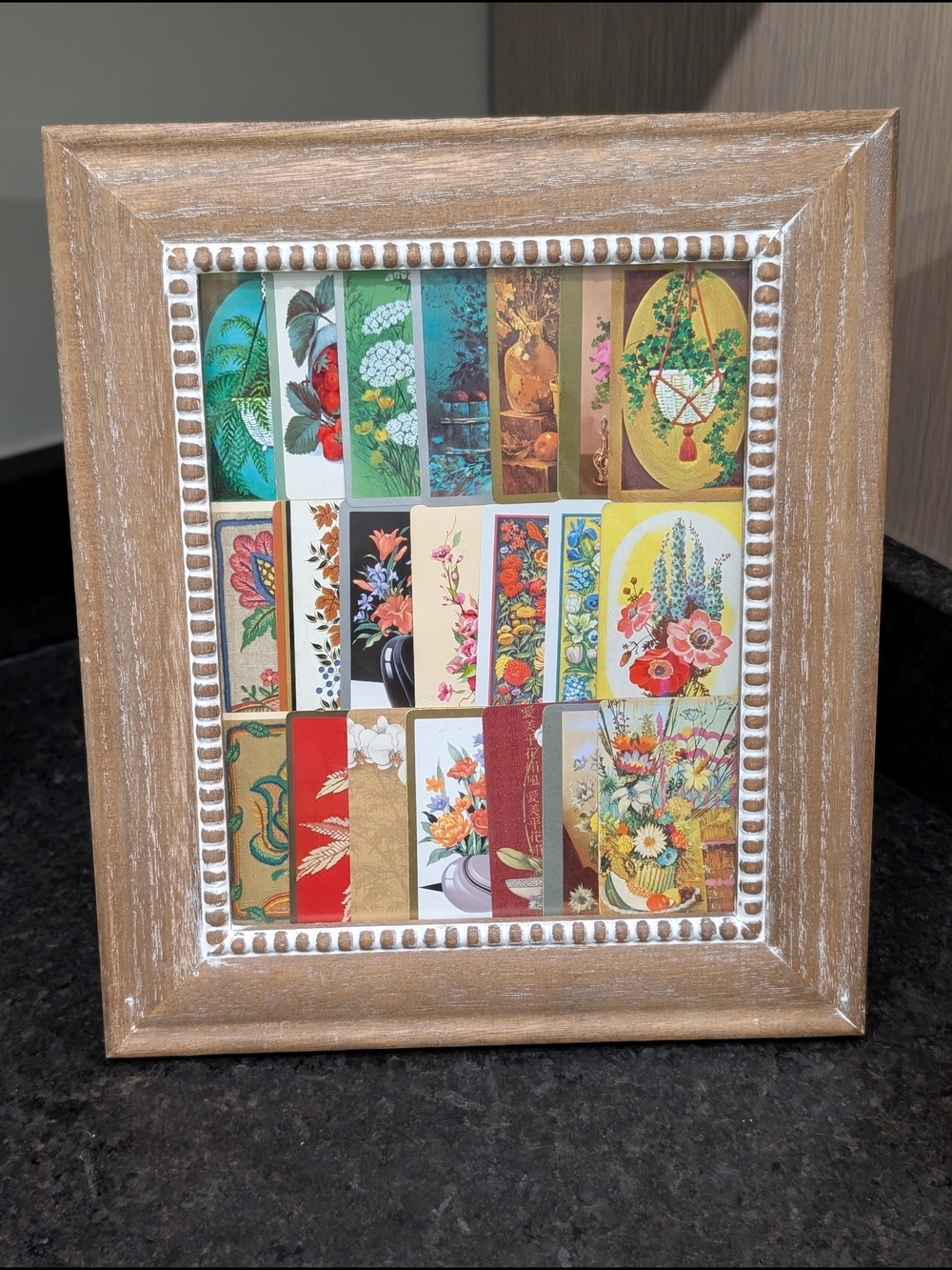 Vintage Playing Card Framed Artwork